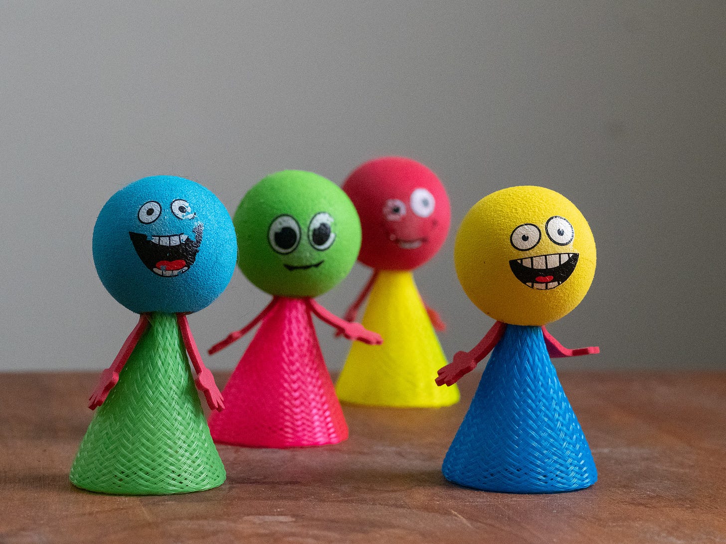 Four little figurines