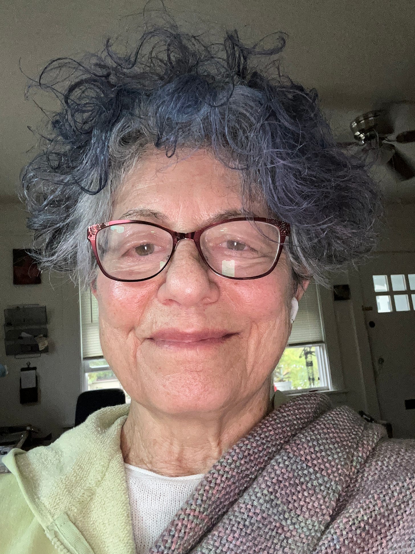 Picture of the author having a good hair day