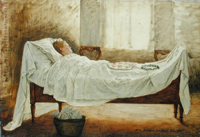 Deathbed Reproduction For Sale | 1st Art Gallery