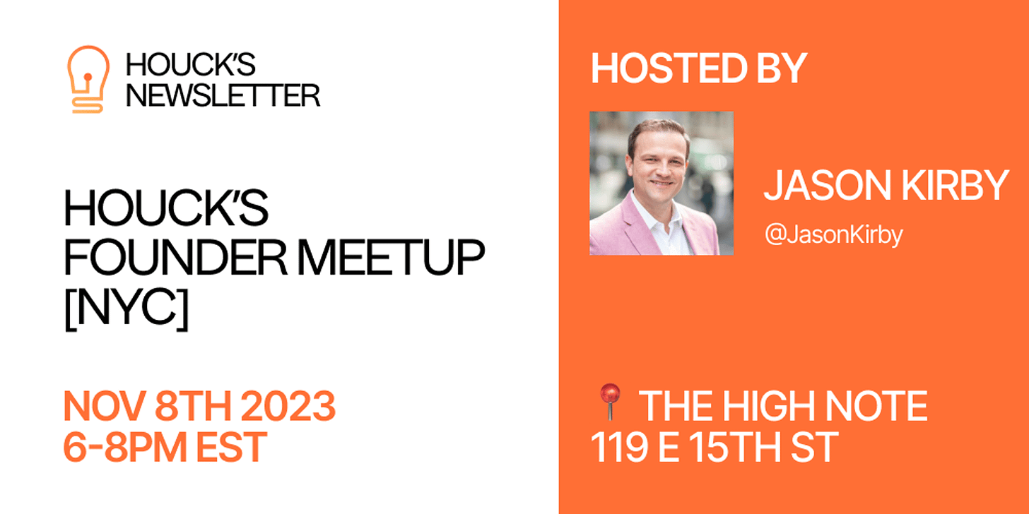 Cover Image for Houck's Founder Meetup [NYC]