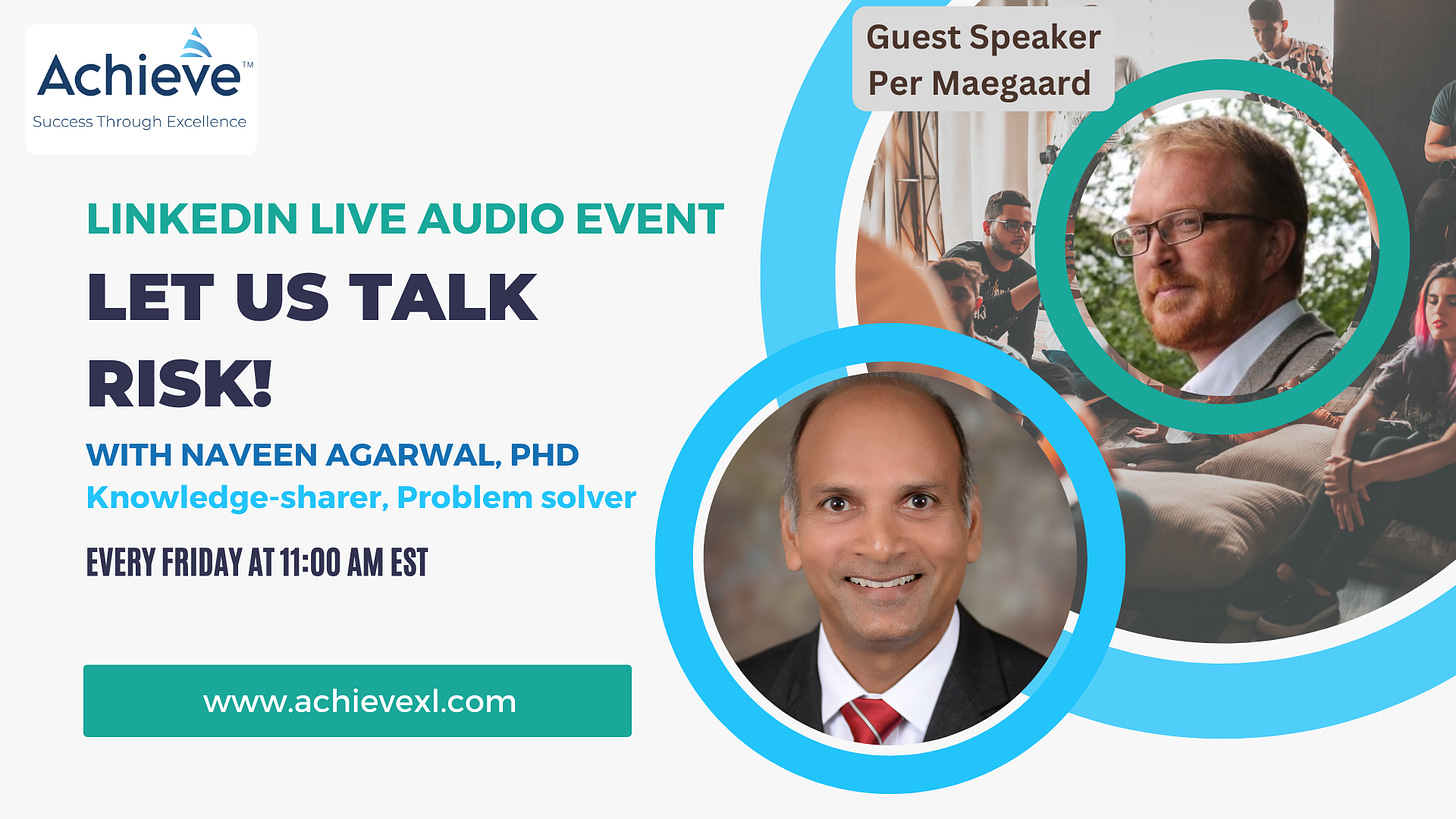 Let's Talk Risk! with Dr. Naveen Agarwal