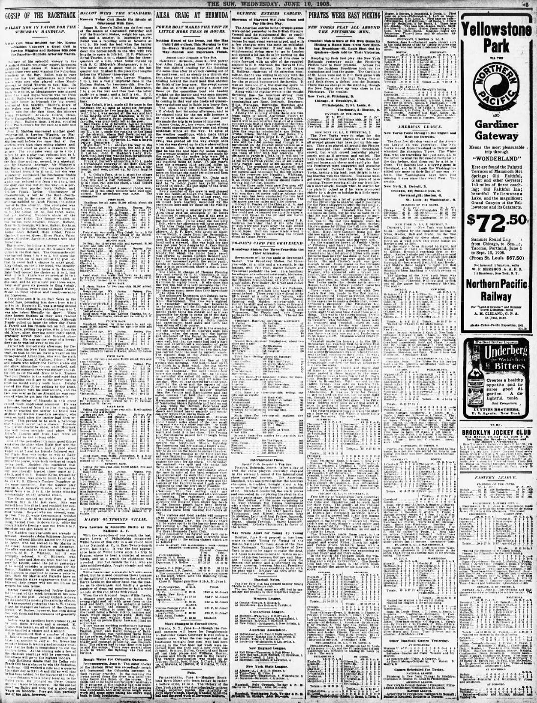 1908 New York Sun