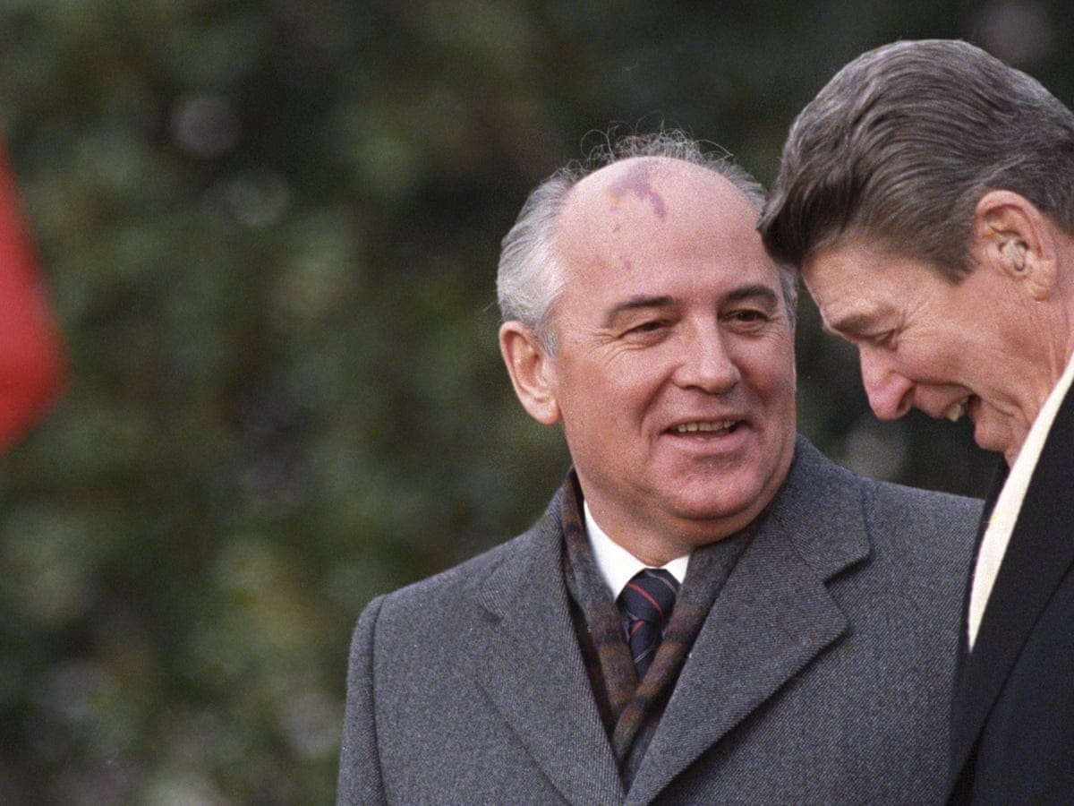 Gorbachev and Reagan: the capitalist and communist who helped end the cold  war | Mikhail Gorbachev | The Guardian