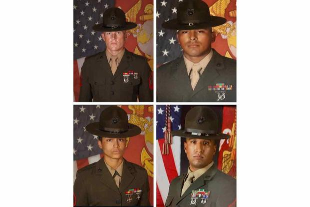 Marine Corps portraits of drill instructors who died by suicide