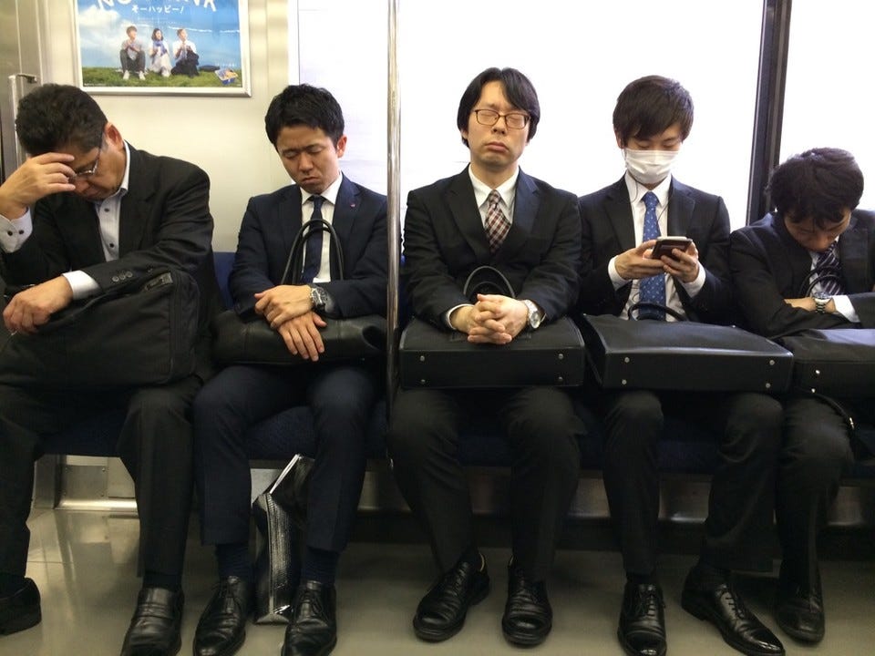 Don't feel too sorry for the poor Japanese salaryman: his way of working is  disappearing