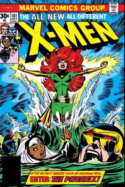 x men comics premiering dark phoenix