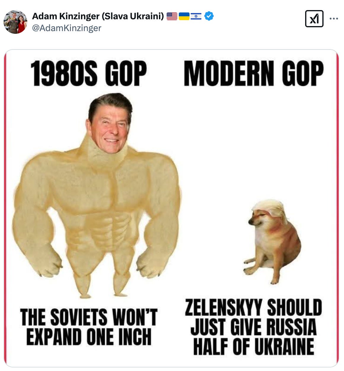 Post  See new posts Conversation Adam Kinzinger (Slava Ukraini) 🇺🇸🇺🇦🇮🇱 @AdamKinzinger