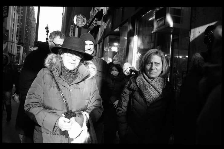 November Afternoon on Eighth Avenue, New York City, 27 November 2021. This photo was taken during a street photography workshop in Hell's Kitchen.