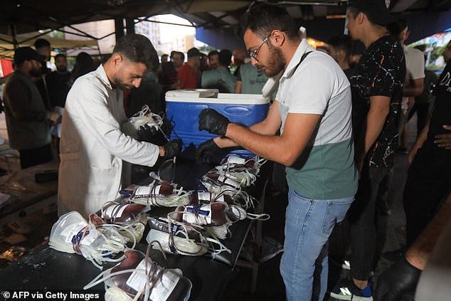 Lebanon's crisis operations centre, which is run by the health ministry, asked all medical workers to head to their respective hospitals to help cope with the massive numbers of wounded coming in for urgent care