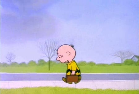 charlie brown sad walk — You're My Favorite Today
