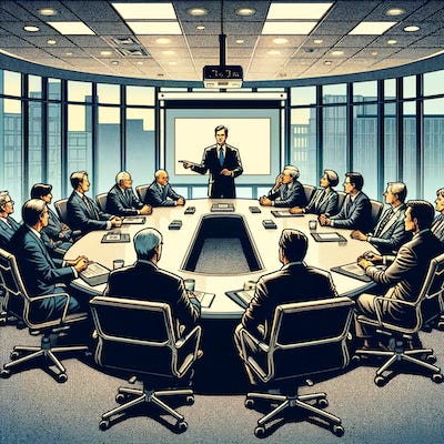 DALL·E 2024-03-08 18.40.03 - Inside a spacious, well-lit conference room, about 15 senior executives are seated around a large, oval-shaped table, attentively looking towards one  copy.png