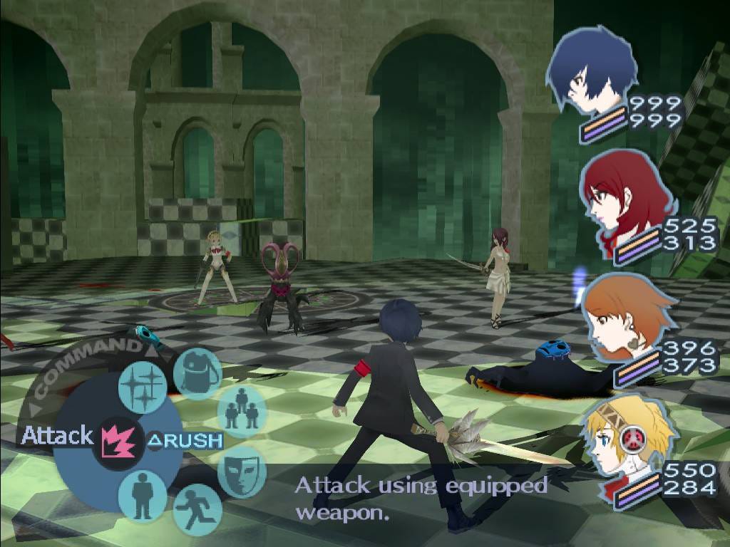 Yet another image of a battle, on Persona 3 this time.