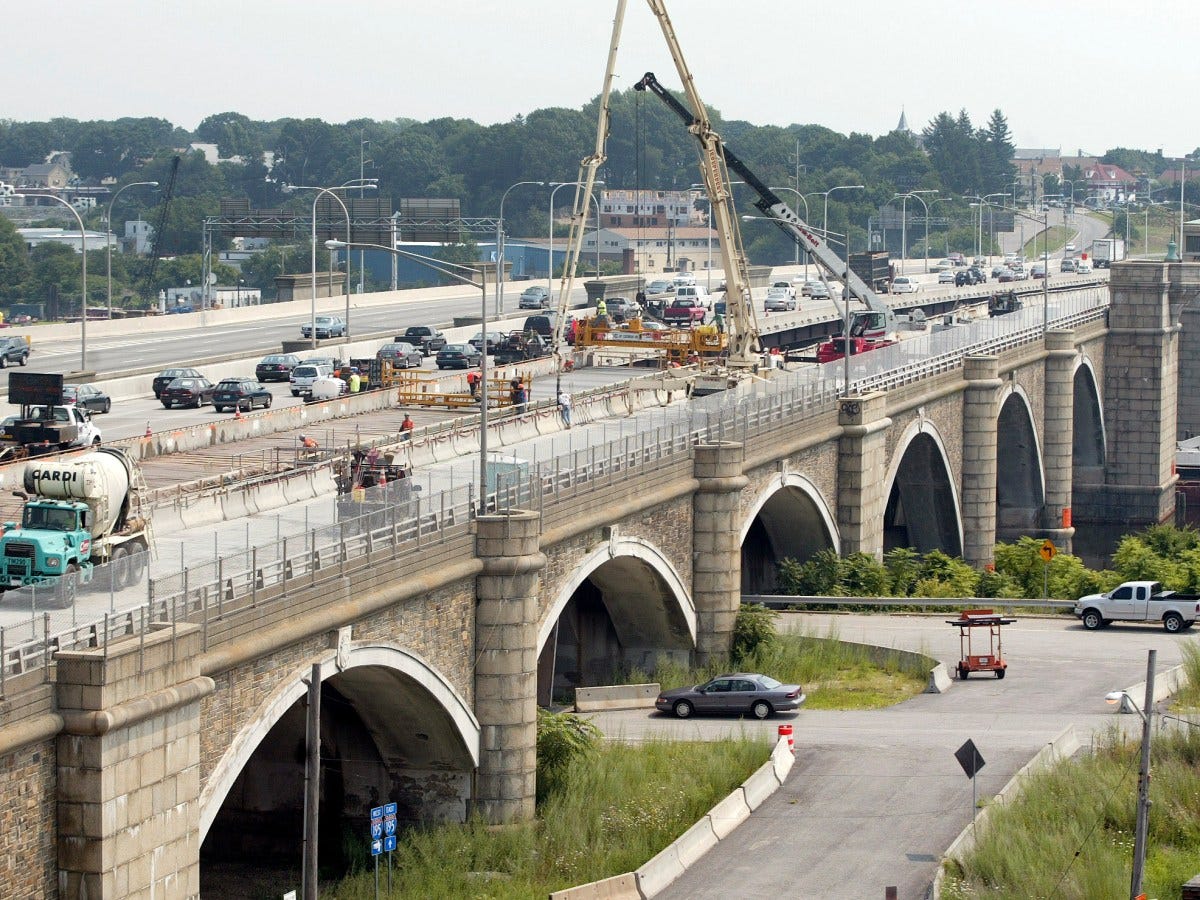 Busy Rhode Island bridge closed suddenly after structural problem found, and repair will take months