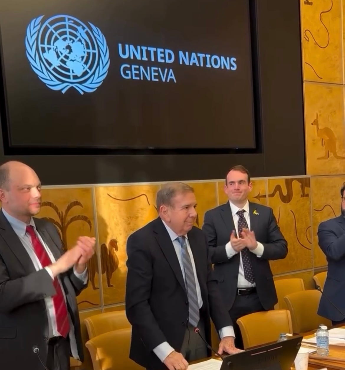 Edmundo González abogó desde la ONU en Ginebra por los presos políticos:  «Queremos cambio, justicia y libertad» - NotiAhora