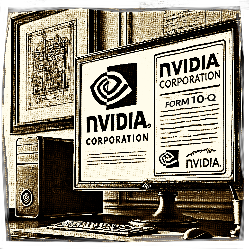 Nvidia’s Investor Relations website shown on a desktop computer screen