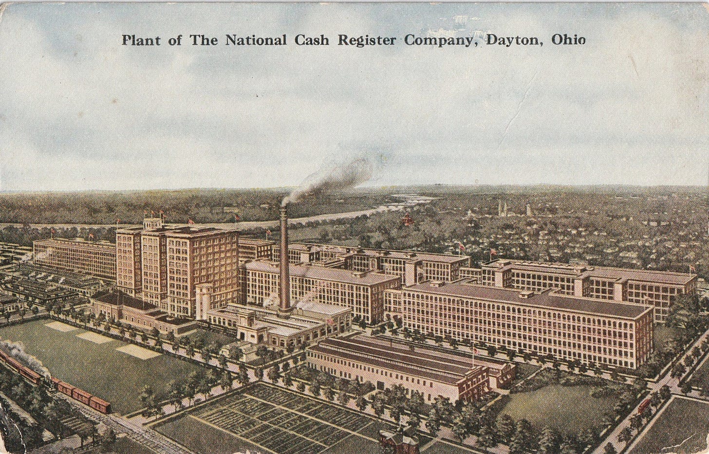 National Cash Register Co. - SET of 2 - Postcards, c. 1910s