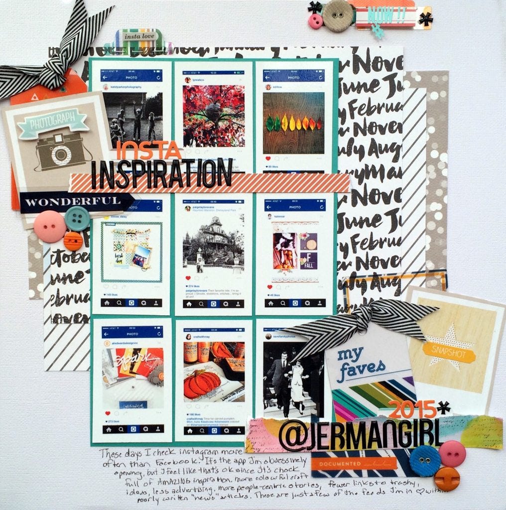 rukristin Awesome Ladies Project Scrapbook Challenges | 2.1 Storytelling: Technology Routine