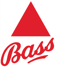 It’s the Bass Ale logo, which is basically just a red triangle with the word “Bass” written in red cursive letterin’ beneath it. Pretty simple!