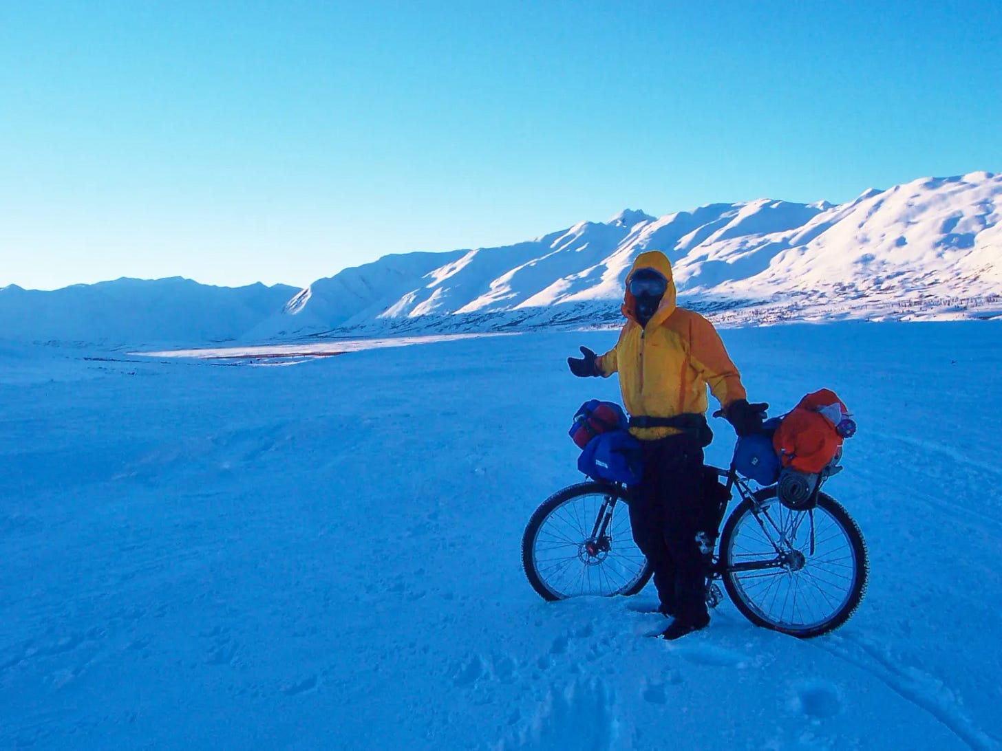 Eric Parsons lors de l’Alaska Ultra-Sport, 2005