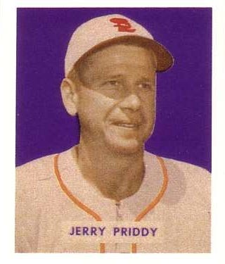 1949 Bowman Jerry Priddy