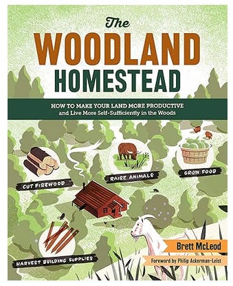 Cover of a book called The Woodland Homestead