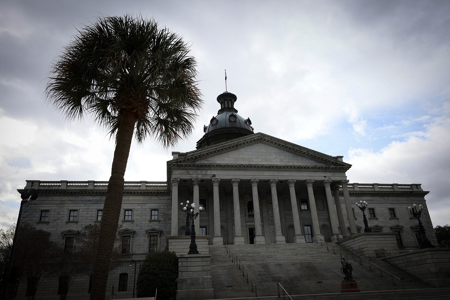 The exterior of the South Carolina State House. (Photo by Win McNamee/Getty Images)