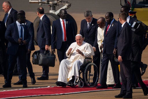 Papa Francisco no Sudão do Sul