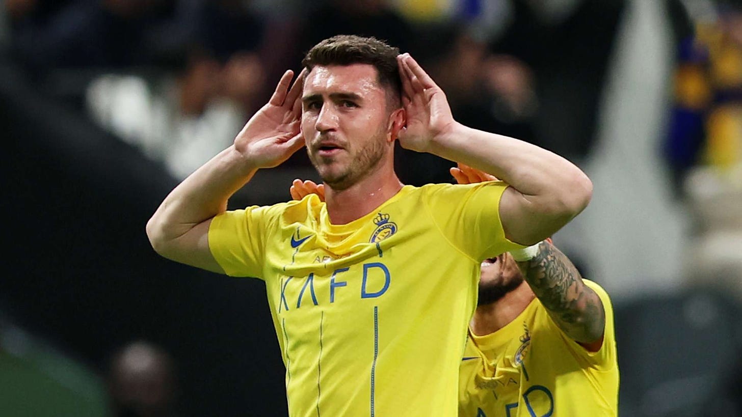 Aymeric Laporte to the rescue! Ex-Man City star fires Al-Nassr to late win against Damac as Saudi Pro League title hopefuls get a lucky escape after dropping Cristiano Ronaldo and Sadio Mane |