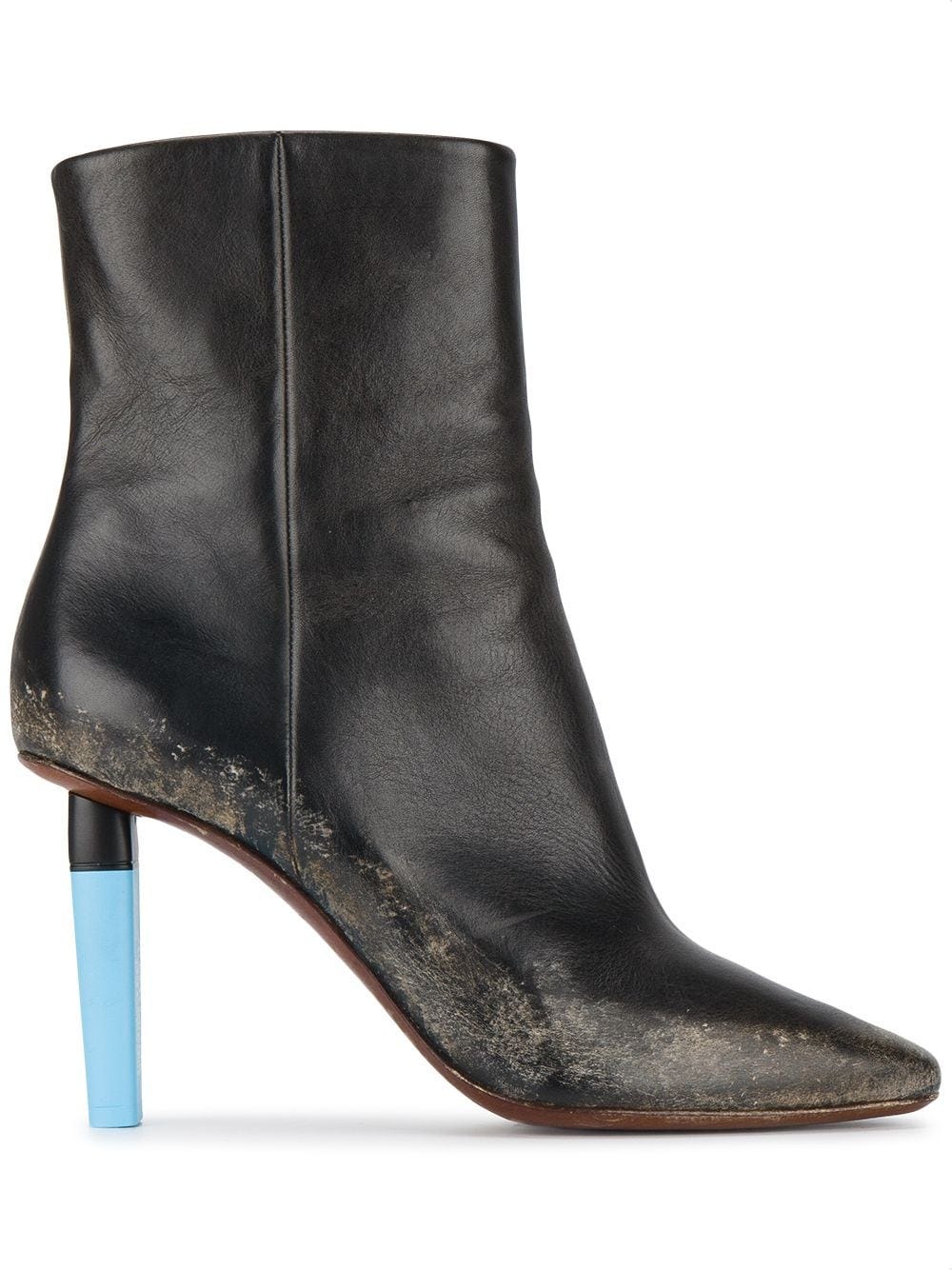 Image 1 of VETEMENTS Gypsy Ankle Boot with Blue Highlighter Heel