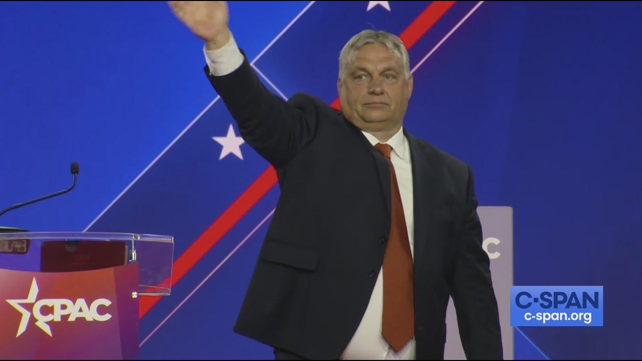 ORBAN AT CPAC: Hungarian PM Viktor Orban address Conservative Political Action Conference CPAC ...