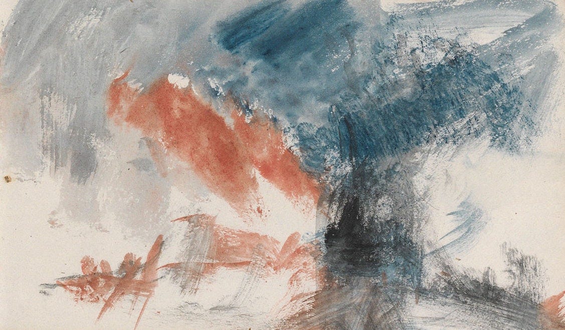 watercolour sketch by Turner