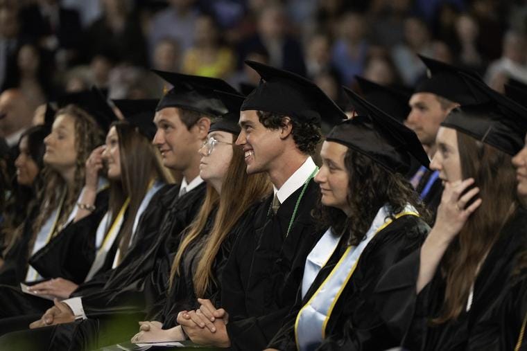 Ave Maria University’s graduating Class of 2025 enjoys commencement on May 10. Ave Maria University’s graduating Class of 2025 enjoys commencement on May 10.