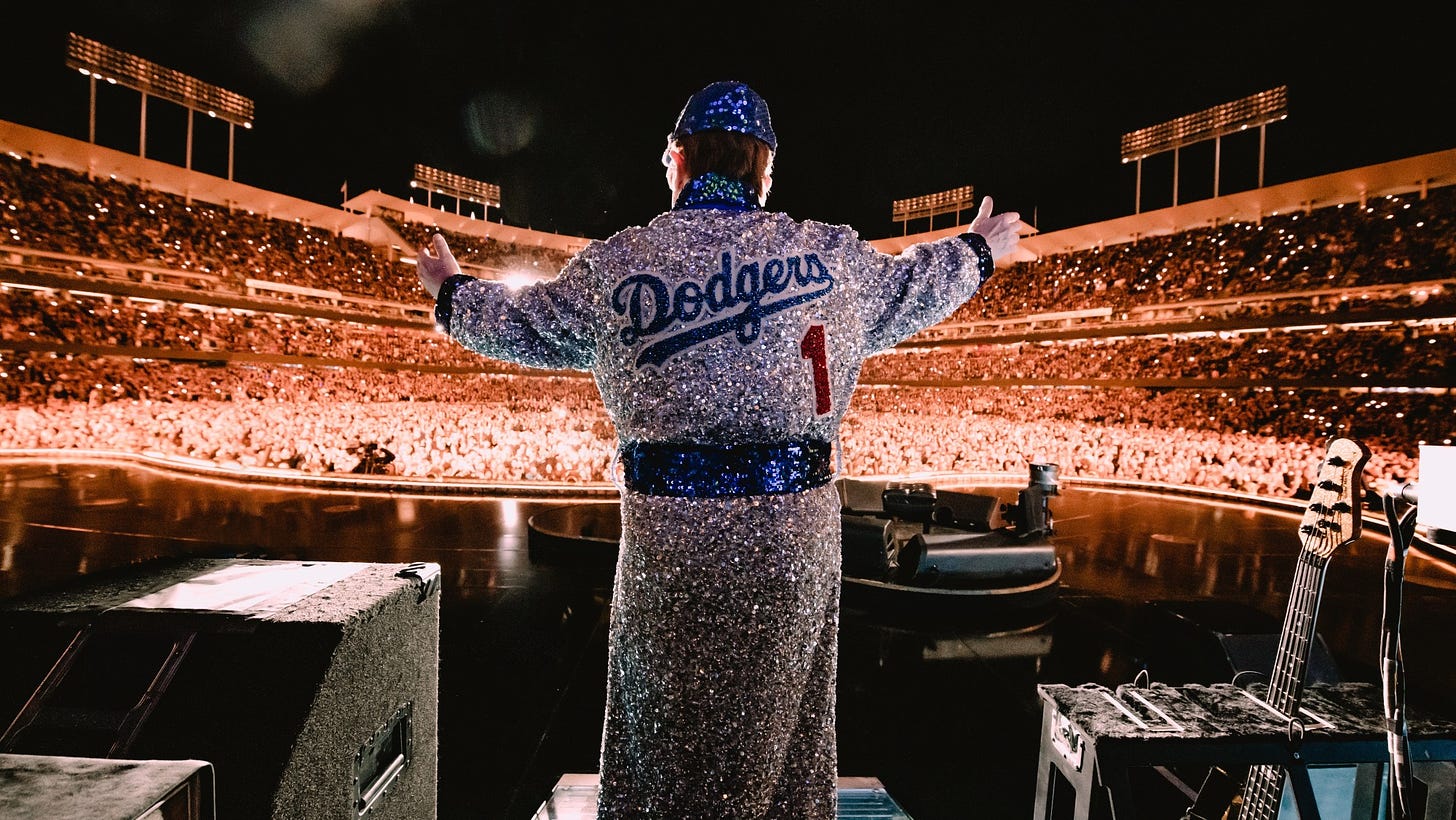 Elton John Takes Final Bow at Dodger Stadium With Dua Lipa, Brandi Carlile,  Fireworks – The Hollywood Reporter