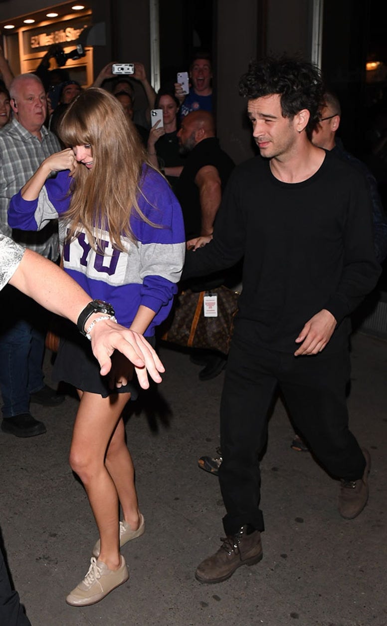 Photos from Taylor Swift and Matt Healy's NYC Recording Studio Outing - E!  Online
