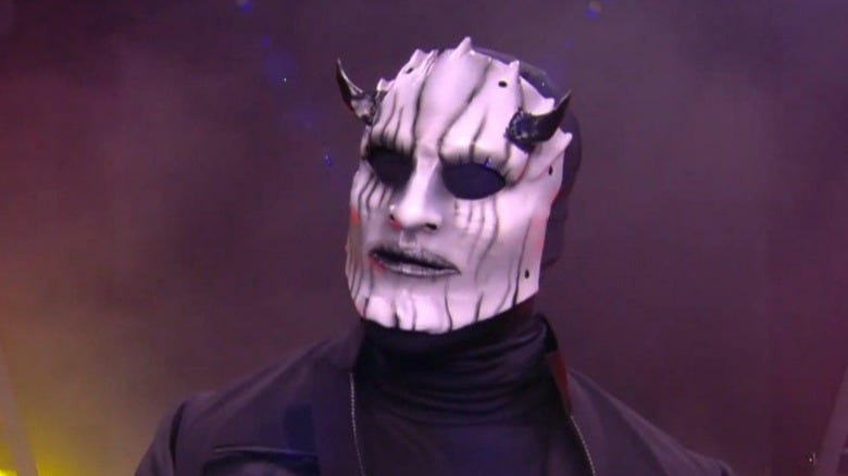 Anybody know where I could get this mask? I kinda wanna dress up as The  Joker for Halloween lol. I posted on r/SquaredCircle, but they removed the  post. I'm not sure why