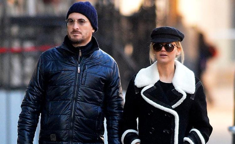 jennifer lawrence fights with darren aronofsky boyfriend