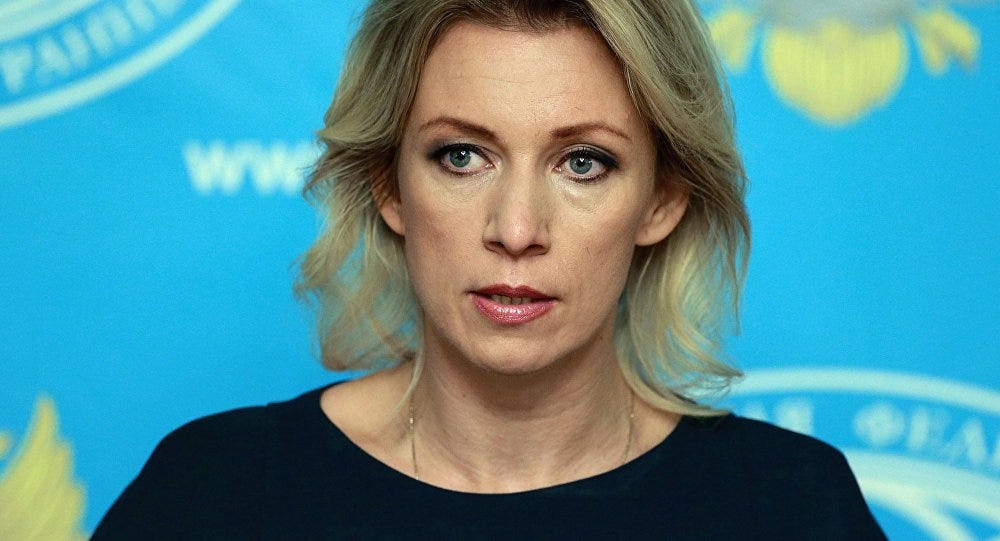 Maria Zakharova à RT : « Nous n'avons plus le temps de jouer, les ...