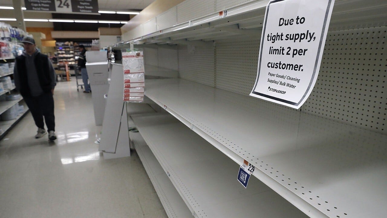 Grocery stores working to restock empty shelves | Fox News Video