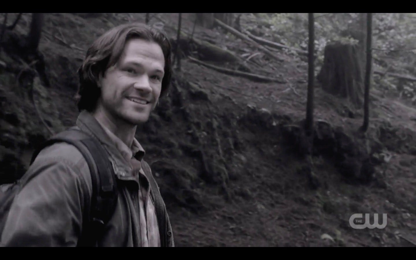 sam winchester satisfied to get into deans hot dark tunnel beat off the devil 1321