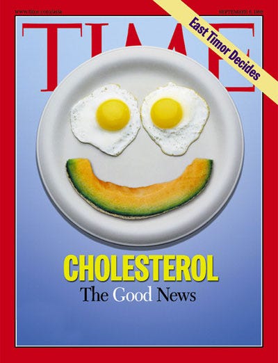 TIME Magazine Cover: Cholesterol: The Good News - Sep. 6 ...