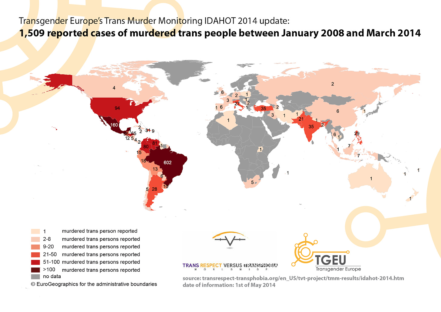 TGEU's Trans Murder Monitoring Project Unveils Interactive Map - TGEU