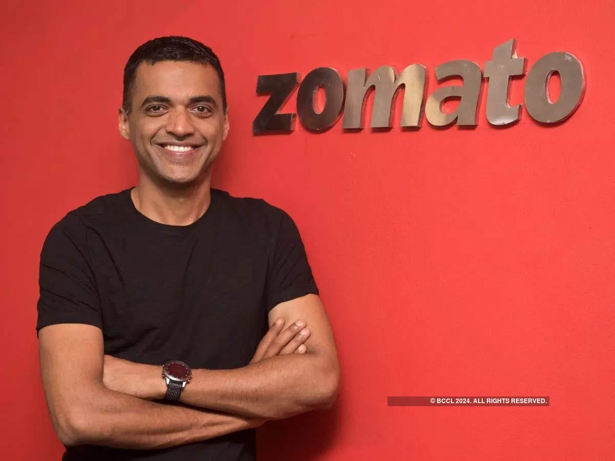 zomato: Zomato's Deepinder Goyal transfers his Blinkit shares to Tiger  Global - The Economic Times