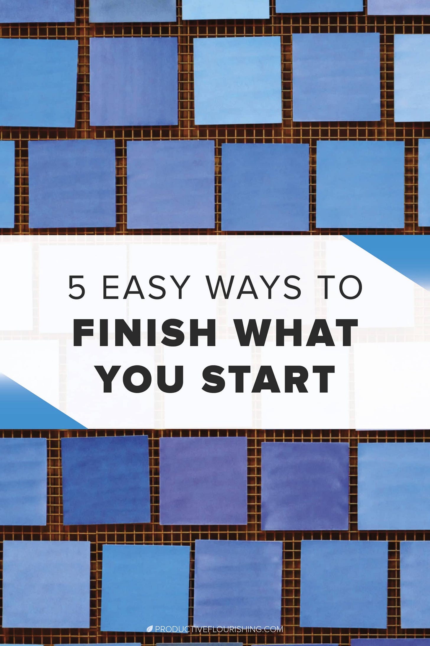 5 Easy Ways to Finish What You Start: Resisting the Bright Shiny Object Syndrome. A guest post by Cynthia Morris about working down the funnel and finishing your project instead of chasing the rabbit hole of new ideas. 5 key steps to bring you back to reality and keep you focused on finishing the task at hand! #ideafocusingtips #productiveflourishing