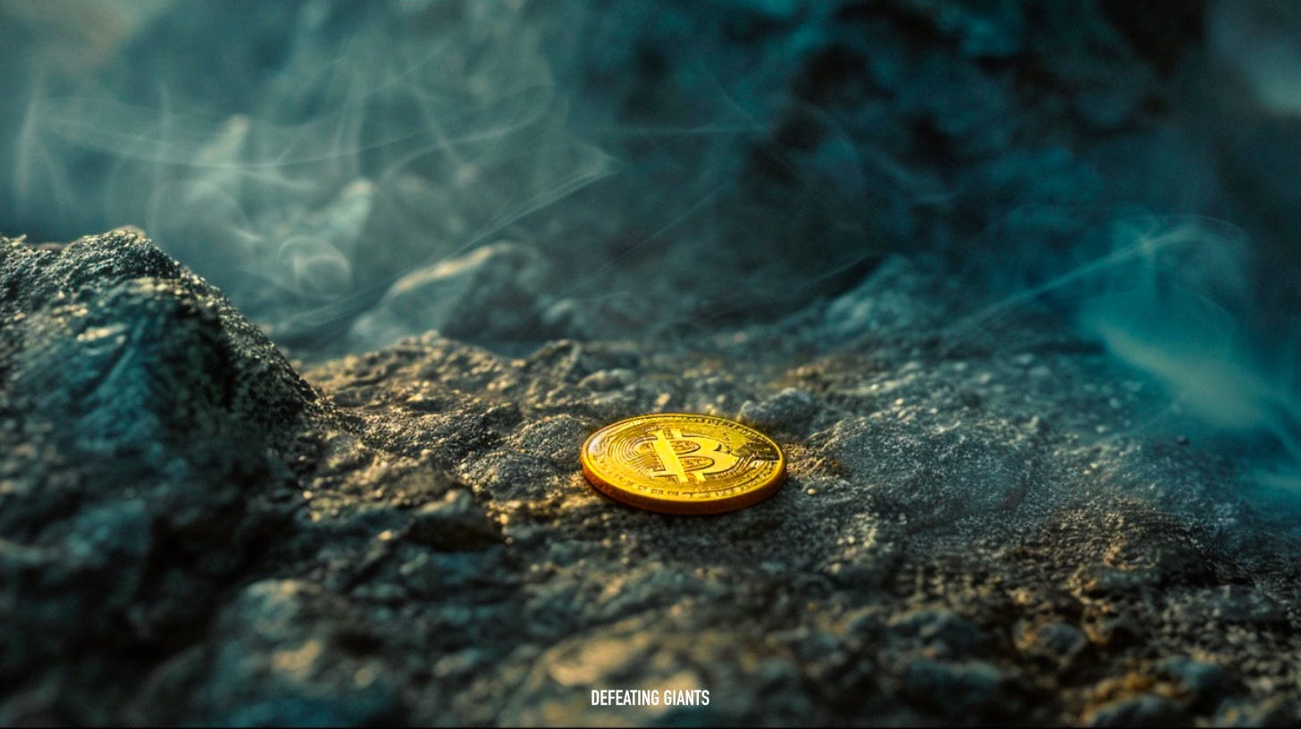 image of gold bitcoin