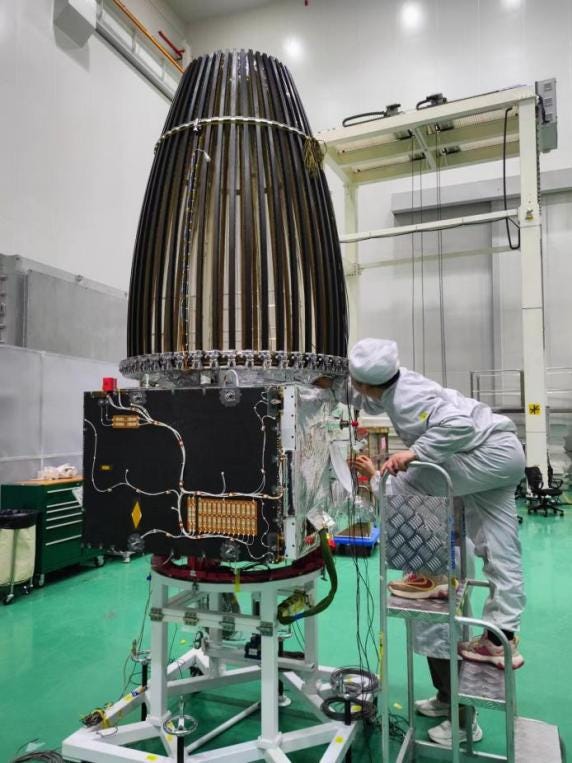 Haiwangxing-01 in a clean room prior to integration and encapsulation.