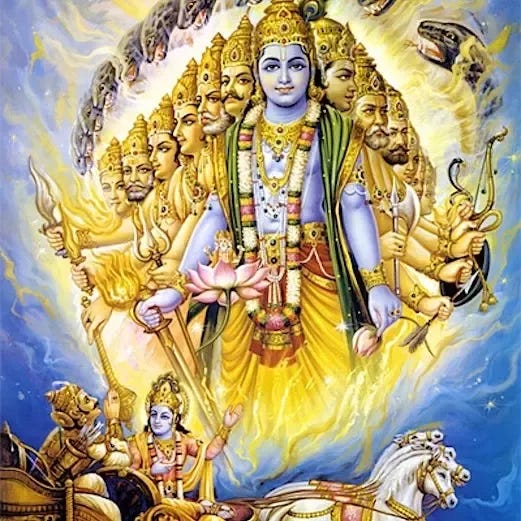 How many people saw the Vishwaroop of Lord Krishna? - Quora
