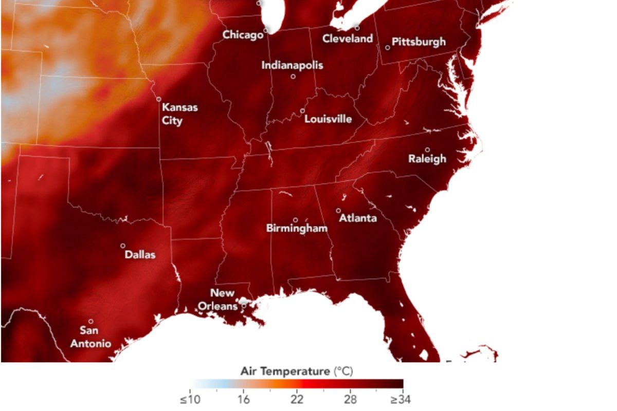 heat dome map