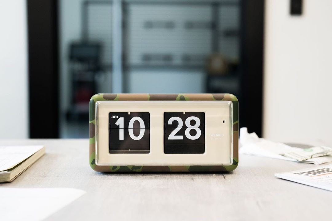 Special Projects: Twemco QT-30 Frogskin Flip Clock
