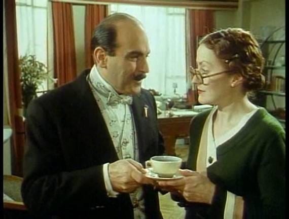Hercule Poirot and Miss Lemon