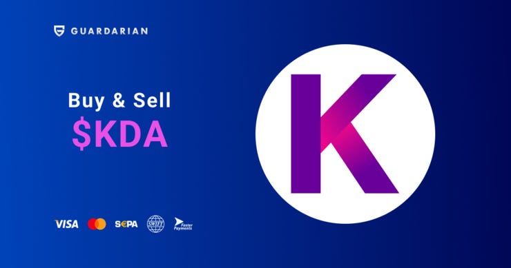 $KDA is now available on Guardarian